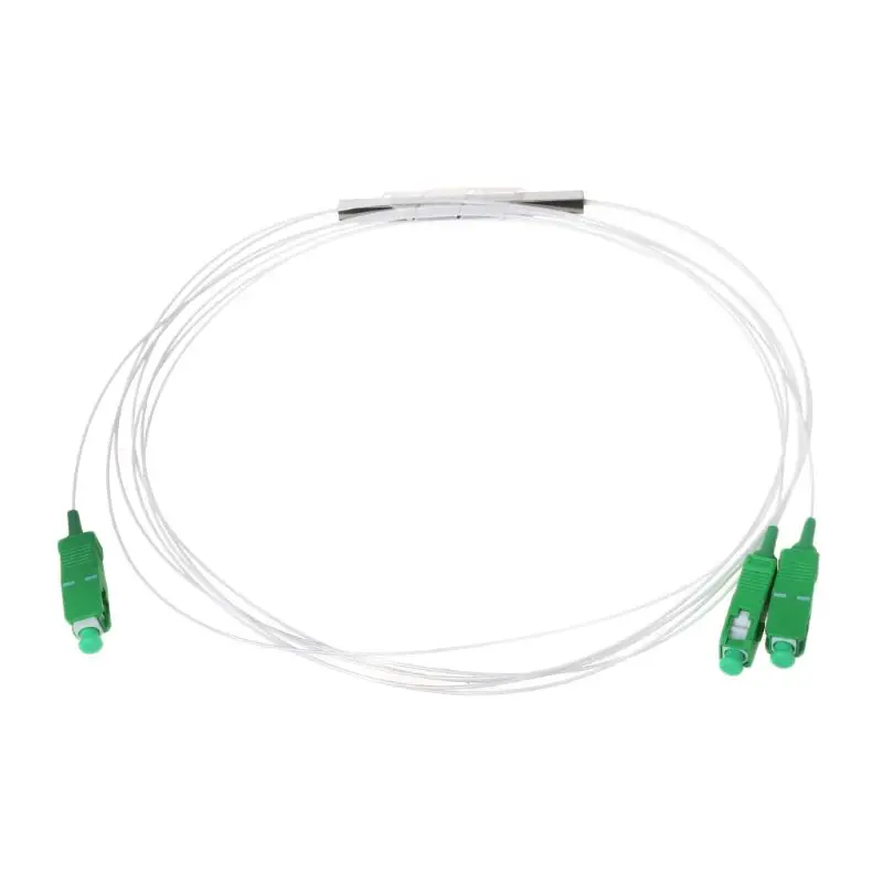 

1x2 APC/UPC Optic Fiber Splitter Mini Steel Tube Bundle Connector FBT Grade qiang