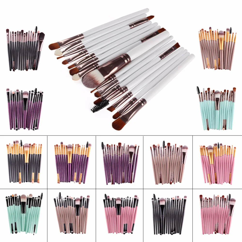 

5Pcs Makeup Brushes Set Eye Shadow Foundation Powder Eyeliner Eyelash Lip Make Up Brush Cosmetic Beauty Tool Kit Hot