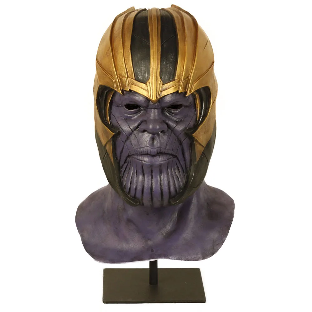 Светодиодный светильник Thanos Infinity Gauntlet Infinity War cosplay Endgame Infinity Stones светодиодный Gauntlet перчатки маски - Цвет: mask with helmet