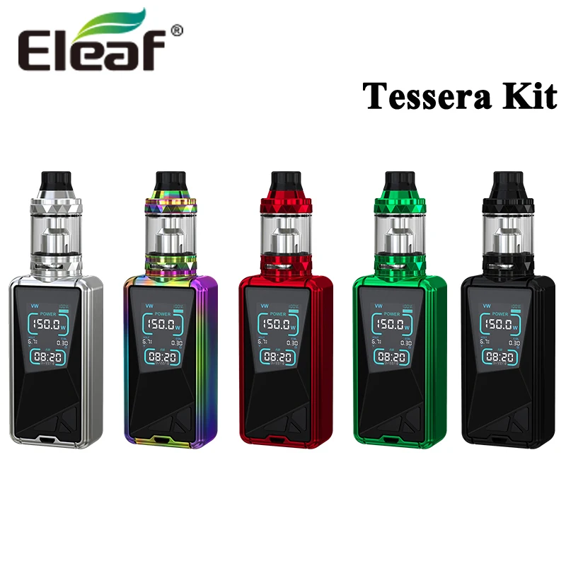 Электронная сигарета Eleaf TESSERA с баком ELLO TS 4 мл боксмод 150 Вт аккумулятор 3400 мАч