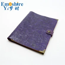 Изысканные кожаные A5 Тетрадь ручной работы для Бизнес Органайзер планировщик тетрадь для записей Винтаж официальный стационарный N129