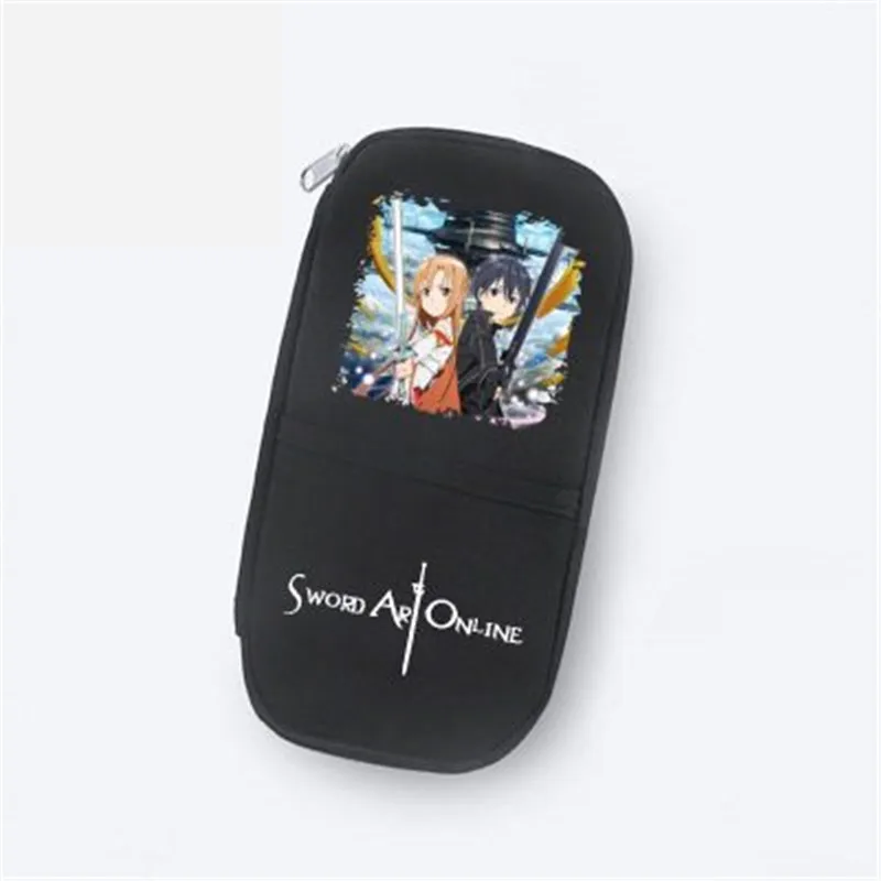 Длинный кошелек на молнии Sword Art Online чехол для карандашей и школьных