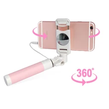 Etmakit палка для селфи с зеркалом для IPhone Xiaomi Samsung для IOS/Android универсальный телефон проводной телефон держатель штатива