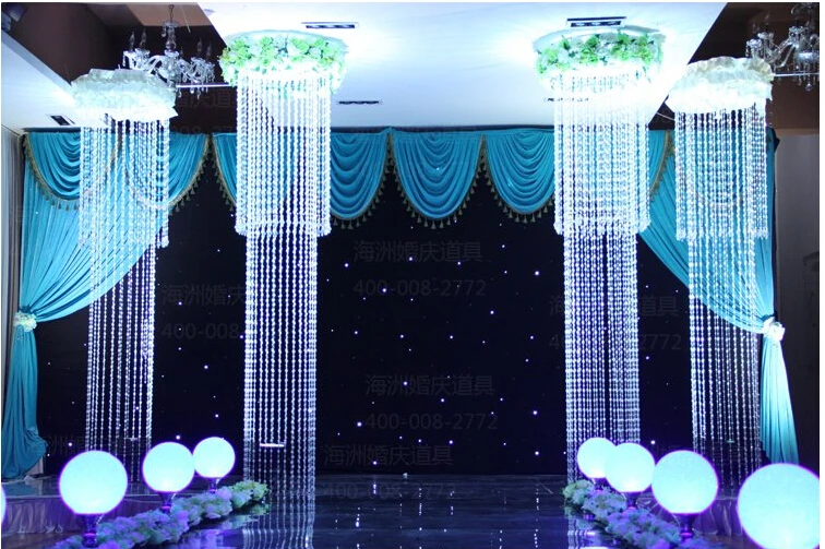 Buy hot sell !New style crystal stages pillars for