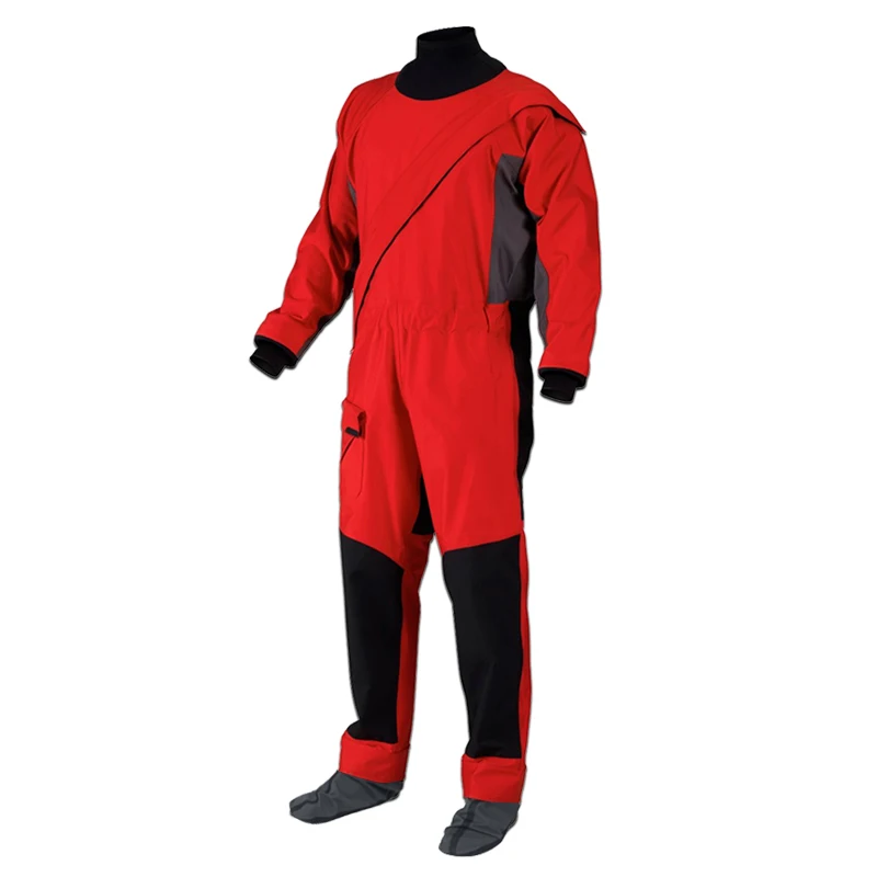 Mens Waterproof Clothing Dry Suit Waterproof Breathable One Piece Suit