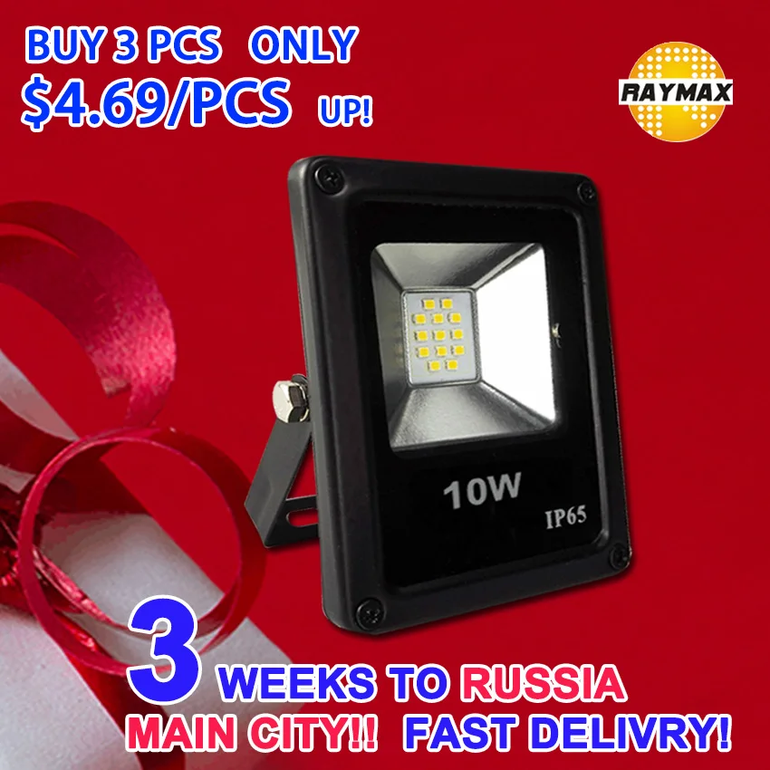 Светодиодный прожектор 10 W 20 30 50 Открытый Spotlight AC 220 V 240 Водонепроницаемый IP65
