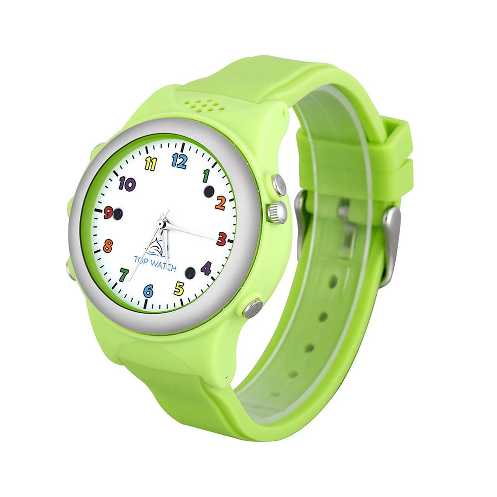 

Top Watch Kids Safety Smart Watch GPS LBS Location Tracker SOS GSM Phone Activity Tracker Color:Green