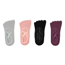 Женская Профессиональная анти полосатая повязка спортивные носки для йоги женские вентиляционные Пилатес детские колготки танцевальные носки тапочки