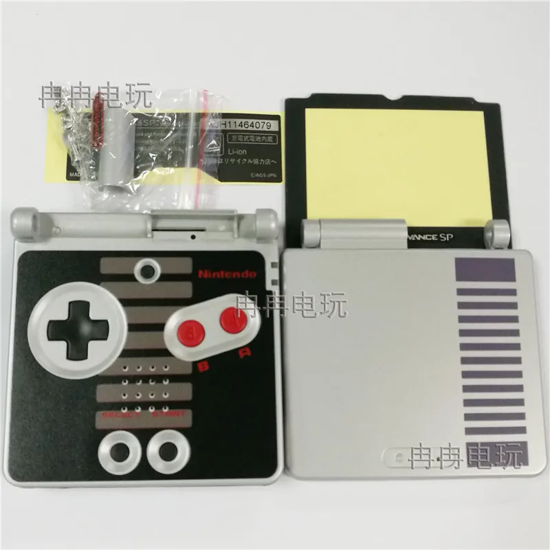 Серый для GBASP Limited Majora's Mask пластиковый чехол Корпус оболочка подходит для Nintendo dogb GameboyAdvance SP Boy игровая консоль Advance SP - Цвет: Фиолетовый