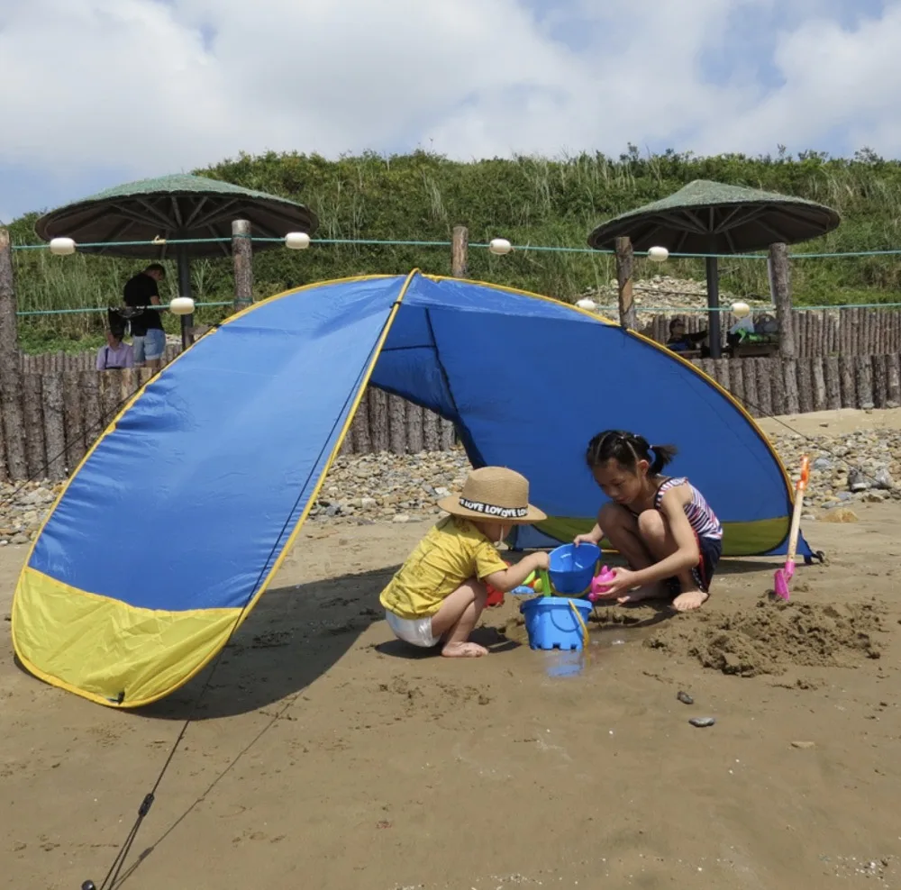 Pop Up Beach Tent Portable Canopy Family Sports Sun Shade Shelter 
