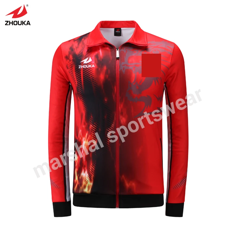

full sublimation printed top qualitysports team jackets custom jacket maker customized windbreakers for team