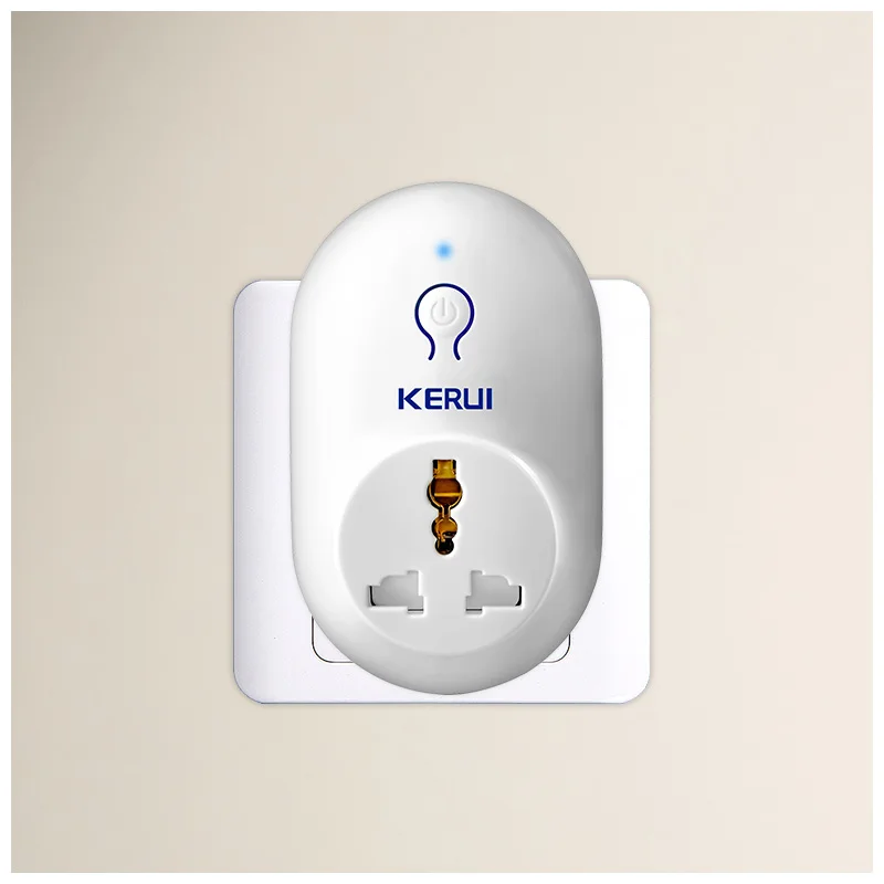 Kerui S71 Eu Us Uk Au Standard Power Socket Smart Switch Travel Plug Work With Security Burglar Alarm System huismerk kopen in de aanbieding Kerui S71 Eu Us Uk Au Standard Power Socket Smart Switch Travel Plug Work With Security Burglar Alarm System huismerk kopen in de aanbieding