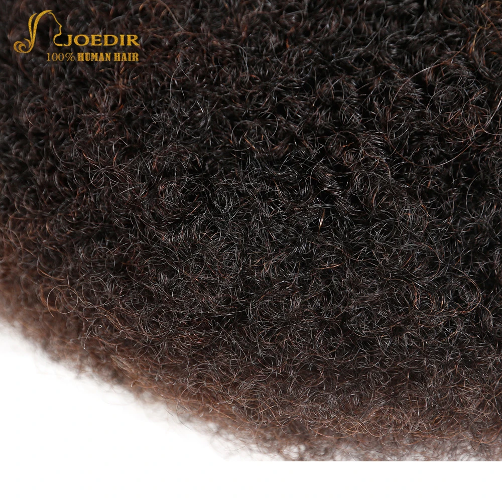 Joedir бразильские Remy человеческие волосы для наращивания афро курчавые объемные 1 шт по цене 50 г/шт. волосы для вязания крючком плетение волос для черных женщин