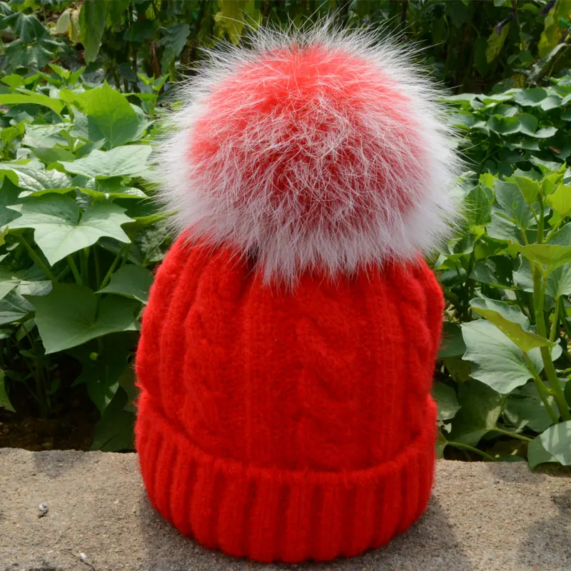 winter hat female winter cap hat with pompon knitted caps women beanie female hats for women pom pom hat