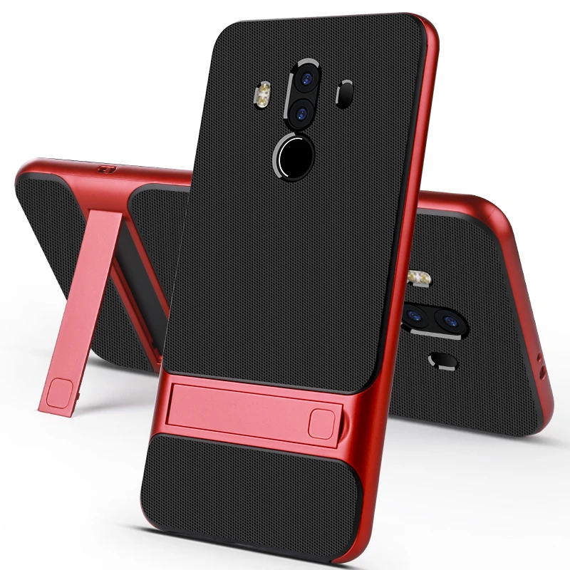 YonLinTan coque чехол для Huawei mate 9 8 10 Pro на заднюю панель 360 телефон с держателем Чехлы
