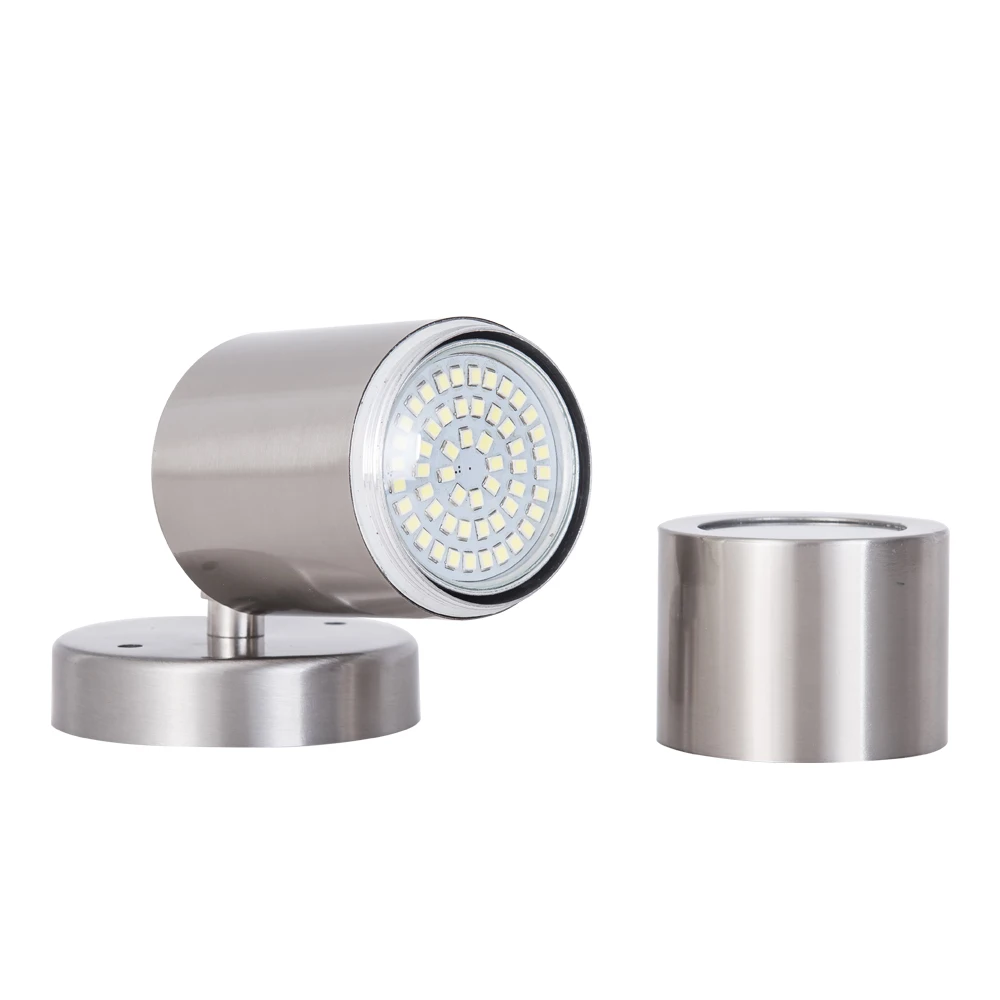 Waterproof LED Wall Lamps adjustable Outdoor Lighting with GU10 Lamp Led Wall Light IP65 Led Porch Lamp AC85-265V