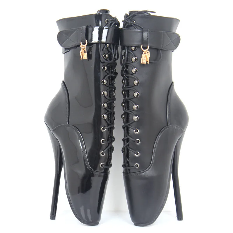 

Ballet heels Cross Tied SM Queen Equestrian Lady Ankle Boot Solid Elegance Thin Heels Sheepskin Sexy Fashion Autumn Women Shoes
