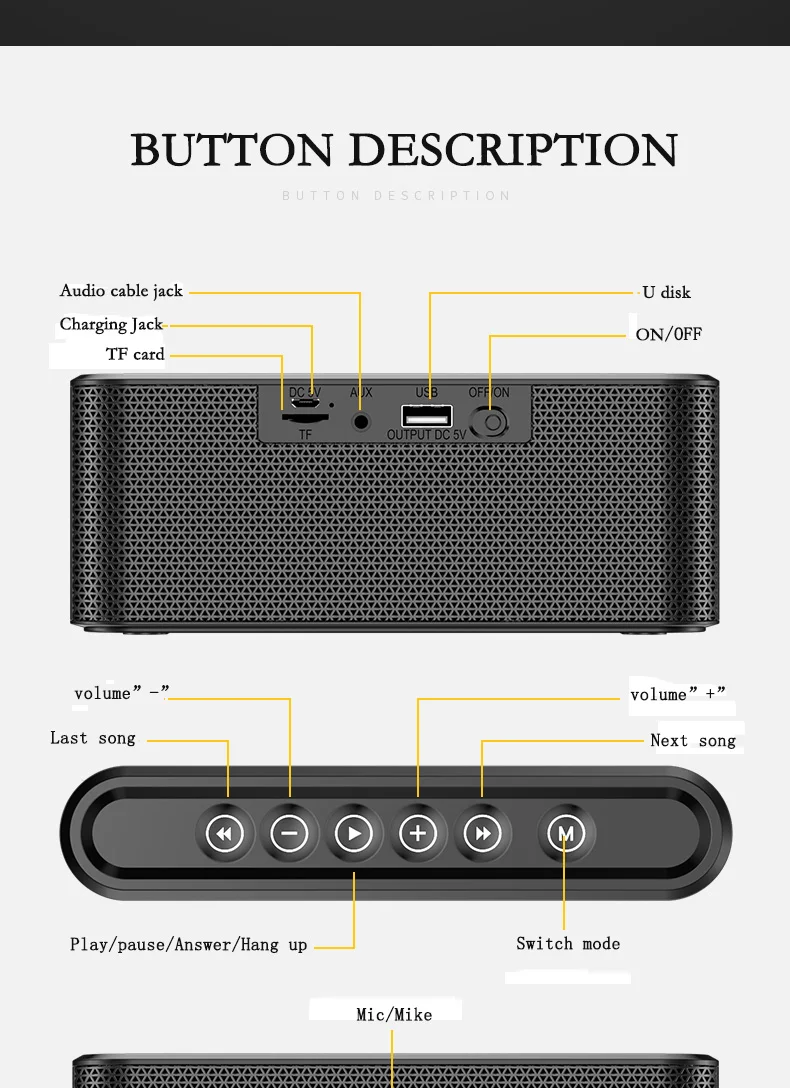 Активные системы Flex Динамик ручной X6 10 Вт Usb Mp3 плеер мини лучший Bluetooth Портативный б/у Динамик s Touch Управление 2,0 в Японии