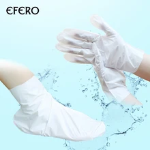 EFERO отшелушивающая маска для ног пилинг омертвевшей кожи маска для ног носки для ног спа маска для рук увлажняющая перчатка отбеливание 3 пары = 6 шт