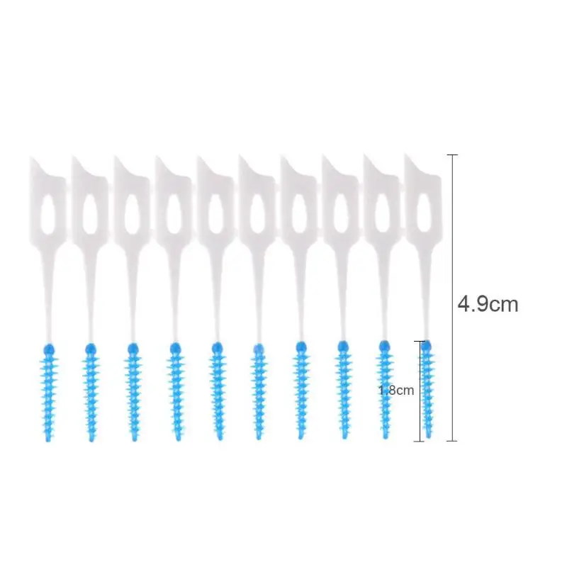 80 шт./кор. нити для зубов, зубочистки Ортодонтическая щеточка для чистки Зубная щётка уход за полостью рта Зуб чистки межзубная нить зубочистка