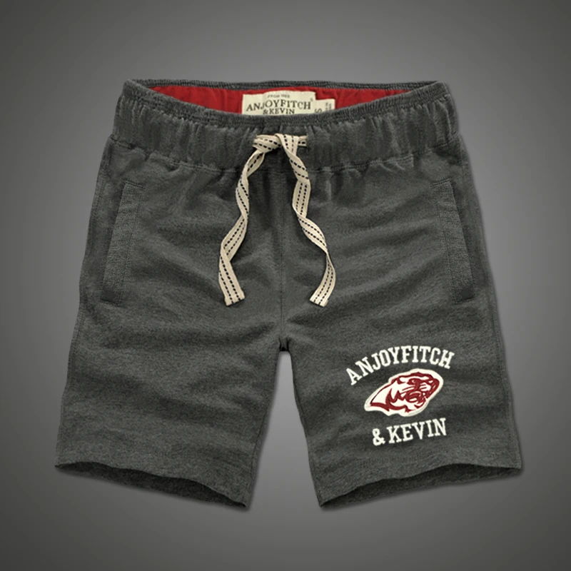 

2017 new Beach shorts cotton keen length fashion men's shorts high