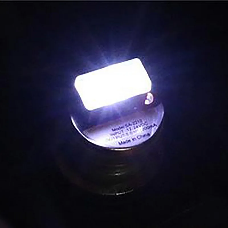 New Purple Mini Usb Night Light Led Car Interior Atmosphere