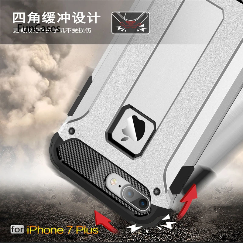 Strong Hybrid Tough Shockproof Armor Case Cover For Apple Iphone 5 5s 6 6s 7 8 X Plus Tpu Hard Back Slim Case Armor Armour Cover Phone Case Covers Aliexpress