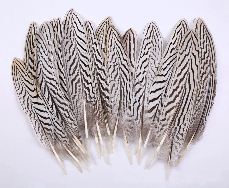 100pcs/lot Goose Feather Lady Amherst Feather Natural Fly/Fishing/Craft