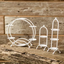 Винтажный Золотой поднос для торта, металлический поднос для кекса на свадьбу, день рождения, колесо обозрения, поднос для торта