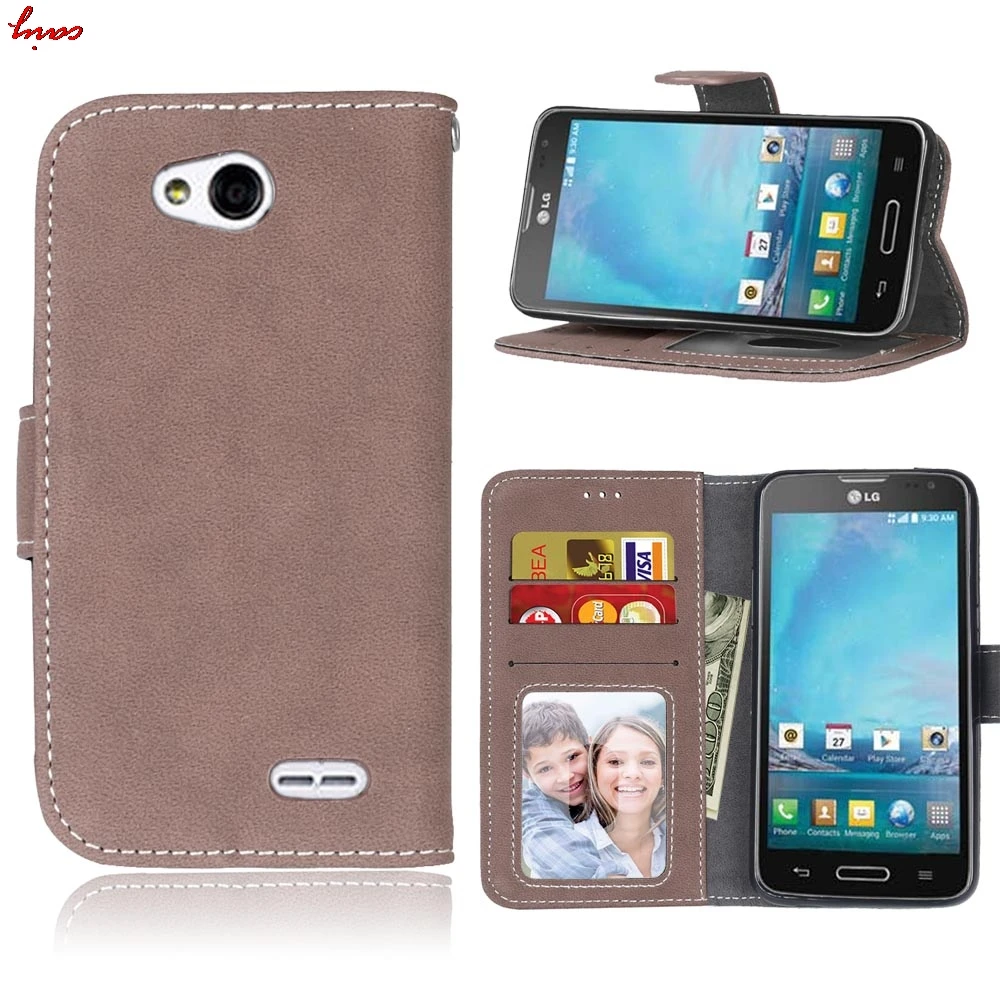 

Frosted Leather Cover for Coques LG L90 L 90 Dual D 410 405 405n 415 LG90 D400hn D410n D 400hn 410n Flip phone Cases Covers bags