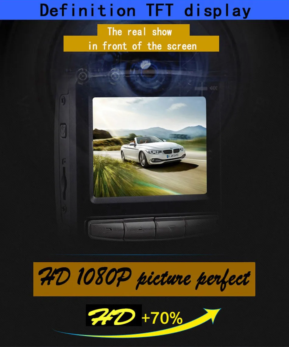Dash Cam Original Novatek 96220 Mini Car DVRS Camera Full HD 1080P Video Recorder A6 170 Degree 2.31 Inch Night Vision Dashcam -2