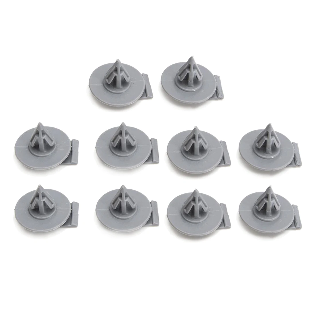 10x Fender Flare Moulding Panel Trim Clips For BMW Mini Cooper Gray