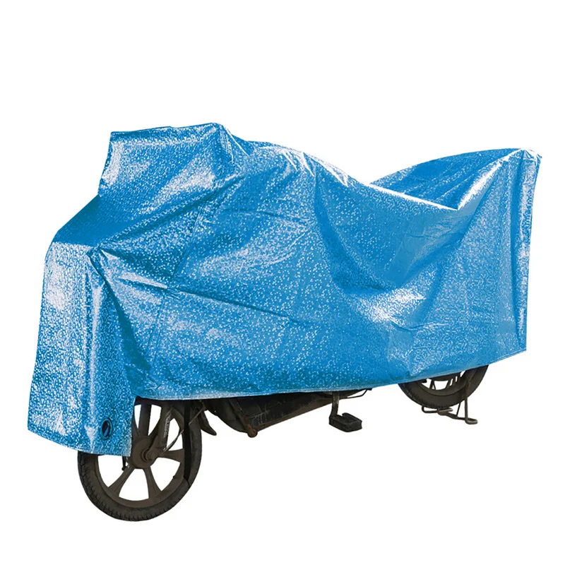 

Blue Waterproof Motorcycle Covers Outdoor UV Protective Anti-dust Large Motorbike Scooter Cover L/XL/XXL Size