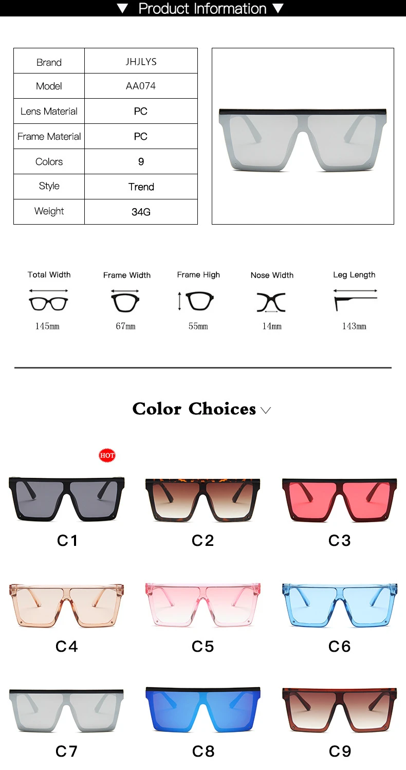 Новинка, женские солнцезащитные очки большого размера, фирменный дизайн, плоский верх, Ретро стиль, женские очки с заклепками, цельные линзы, oculos de sol feminino