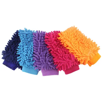 

Microfiber Chenille Car Styling Car Motorcycle Wash Vehicle Auto Cleaning Mitt Glove equipment Car detailing Cloths Home Duster