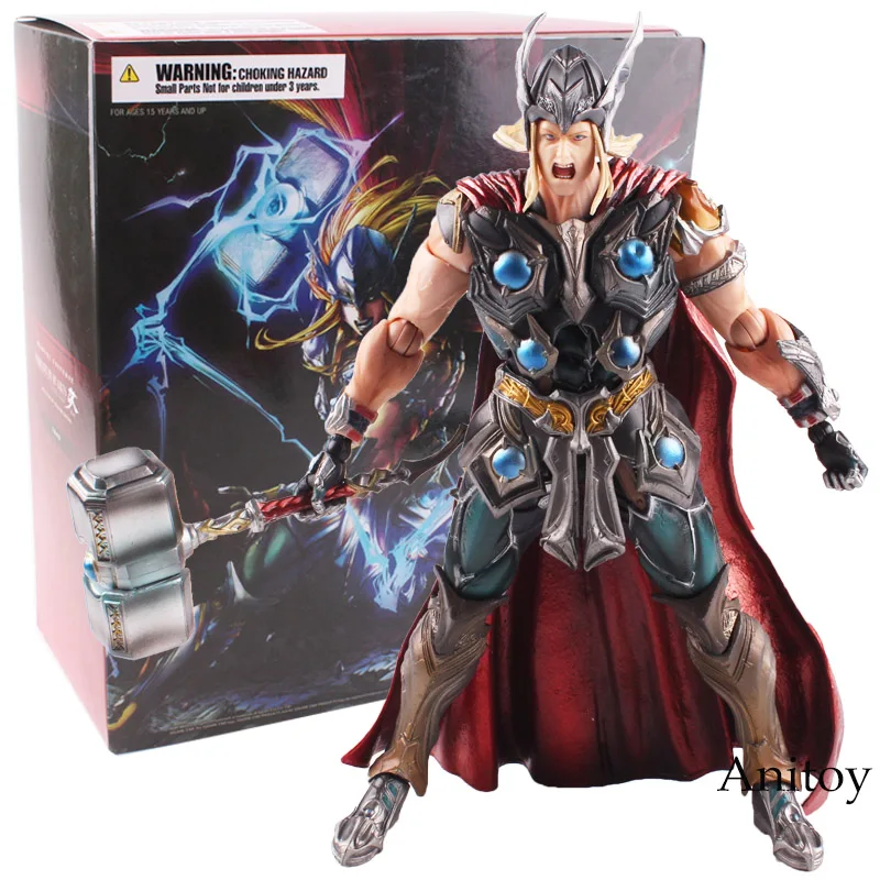 

Variant Play Arts KAI Marvel Action Figure Universe Thor Hero PVC Action Figure Collectible Model Toy 26cm