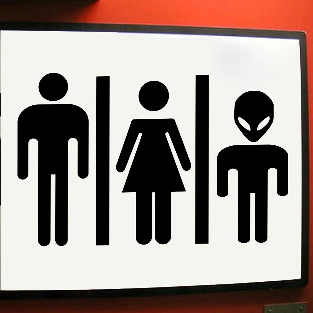 Aliexpress.com: acheter nouveau drôle alien signe de toilette ...
