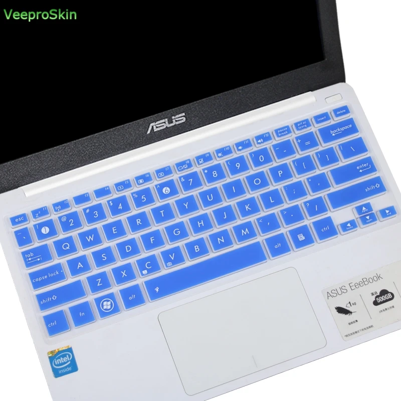 Для Asus Vivobook E203M E203 E203NA EeeBook X200CA X200MA X200M E203MA E200HA S200E 11 ''Обложка клавиатуры для ноутбука 11,6