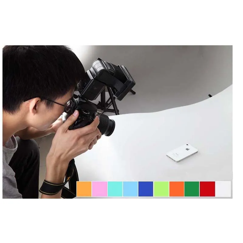 Комплект для вспышки FALCONEYES с сотовым захватом и 10 цветными гелями Canon Nikon YONGNUO Metz