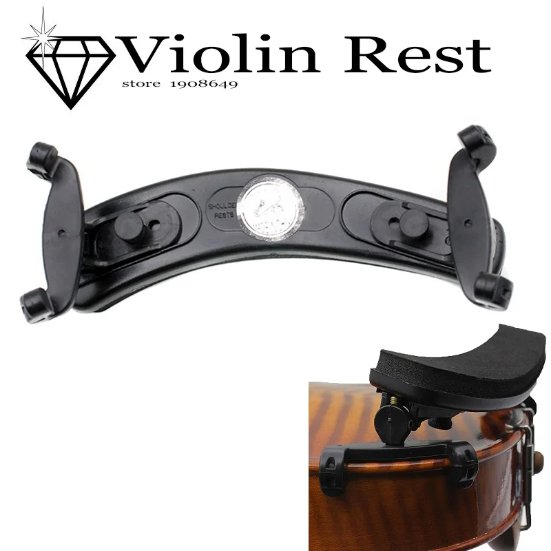 Alomejor Violin Shoulder Rest Collapsible Adjustable Universal Violin