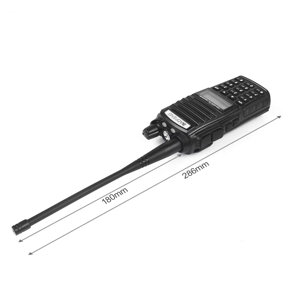 Оригинальная антенна Baofeng SMA Female VHF и UHF ham мягкая резиновая 136 ~ 174 400 520 МГц