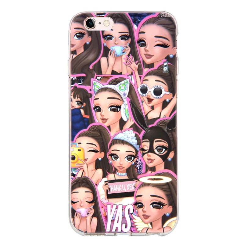 Чехол с надписью «God Is A Woman Thank U Next Ariana Grande» для iPhone 6S 6 7 8 plus x XR 11Pro MAX Ciciber чехол для телефона Fundas Fashion Nova - Цвет: TPU