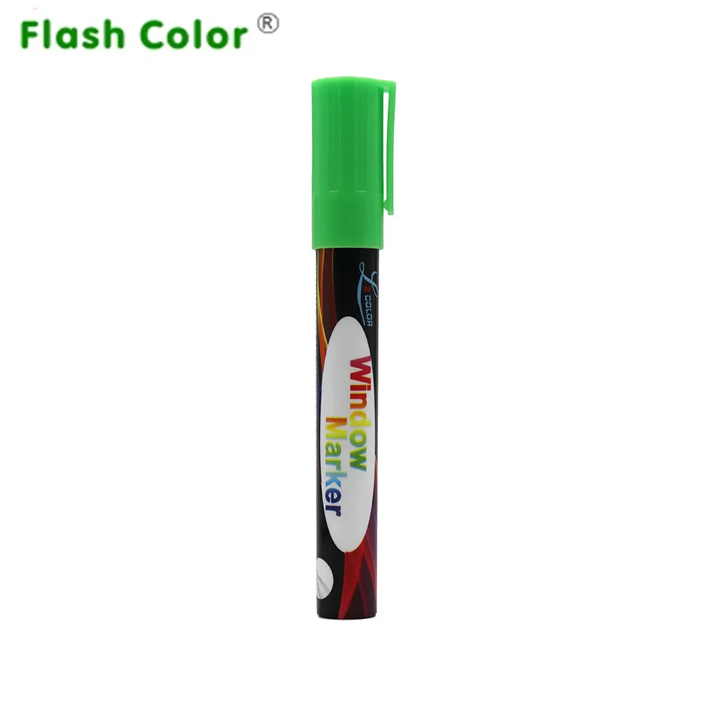 Flashcolor текстовый маркер флуоресцентный Мел неоновый учебник лайнер 6 мм зеленый 1 шт