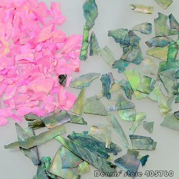 

Mix 12 Colors Irregular Natural Sea Shell Texture Slice Nail Art Rhinestones DIY Decoration Tips