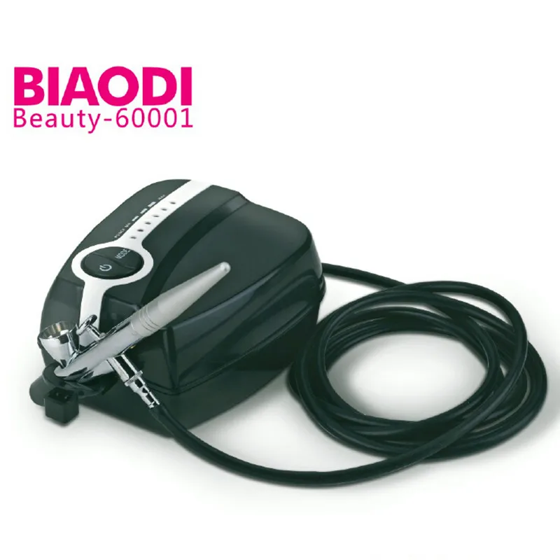 

Portable Makeup Airbrush Mini Air Compressor with Spray Gun kit 5 Speed Airbrush tattoos cake bakery 24h Working FREE SHIPPING