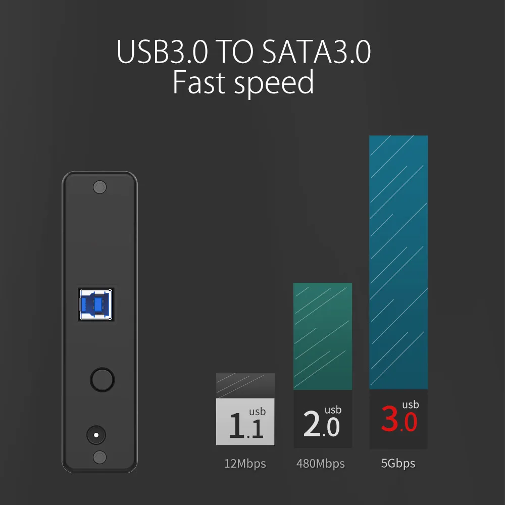 Внешний жесткий диск ORICO 7688U3 USB3.0 до SATA3.0 3 5 дюймовый корпус док станция с