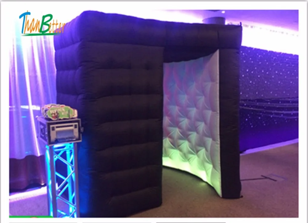 Пользовательские Бесплатная доставка LED Надувные photo booth Свадебные photo booth для продажи