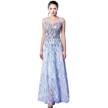 

LPTUTTI CRYSTAL Embroidery New For Women Elegant Date Ceremony Party Prom Gown Formal Gala Events Luxury Long Evening Dresses