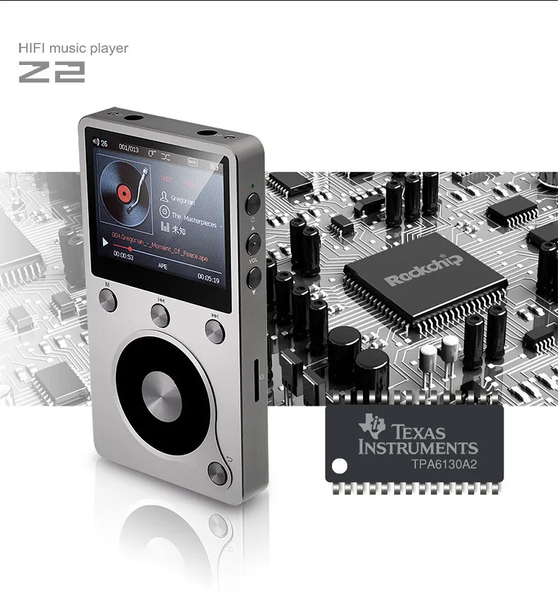 Новые оригинальные Aigo Z2 Высокое качество 8G Портативный DSD HIFI без потерь Запись аудио плеера Мини движение MP3 плеер