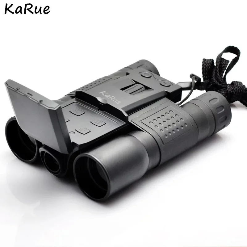 

KaRue FS-318R Digital Camera 2.0inch 5MP CMOS 12x32 Binocular Camcorder Telescope lens microSD / TF black Color free shipping